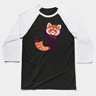 Cute red panda standing Baseball T-Shirt